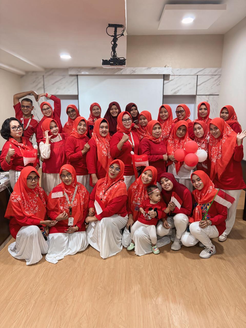 Semarak Kemerdekaan, Nuansa Merah Putih Warnai RSUD Andi Makkasau, Siap Terus Beri Pelayanan Optimal 