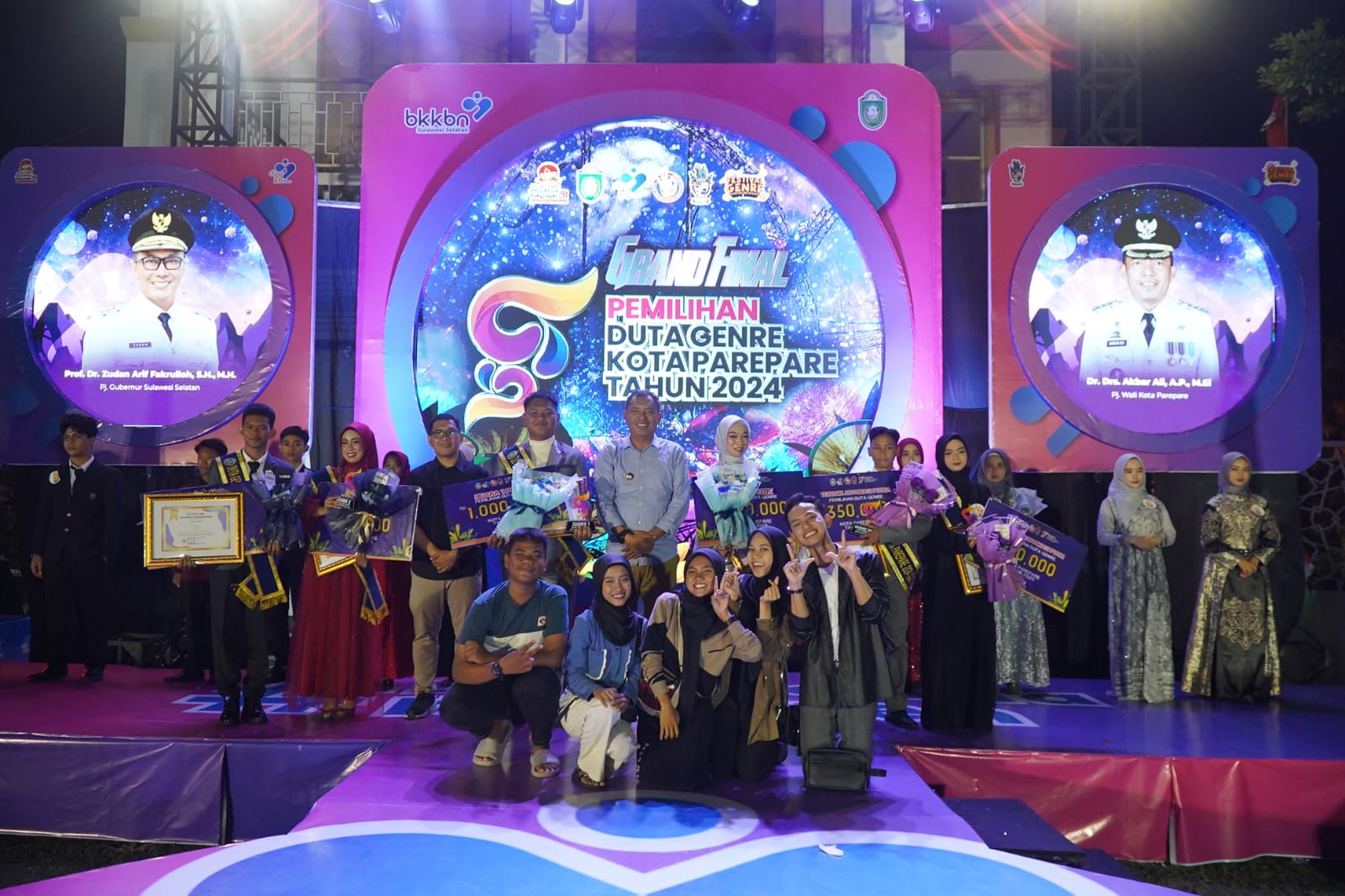 Semarak Festival Genre Harganas di Parepare, Pj Wali Kota Akbar Ali Pesan Duta Genre Jadi Teladan 