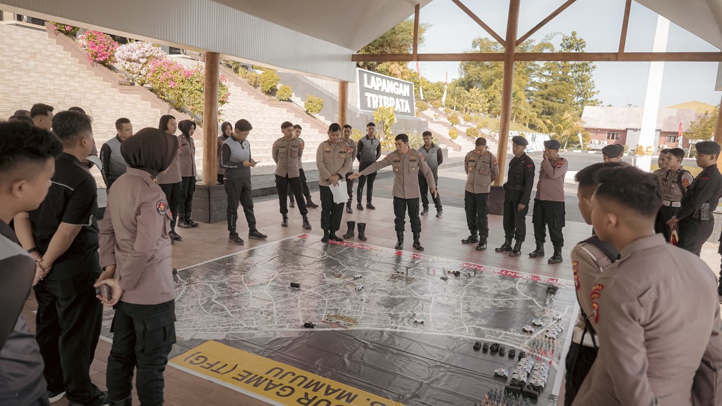 Polda Sulbar Gelar TFG Sebagai Simulasi Latihan Taktis Hadapi Pilkada Serentak 2024