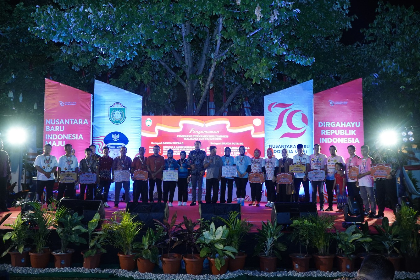 Sukses Lomba Semarak HUT ke-79 RI, Pemkot Parepare Beri Apresiasi Para Juara di Malam Resepsi Kemerdekaan 