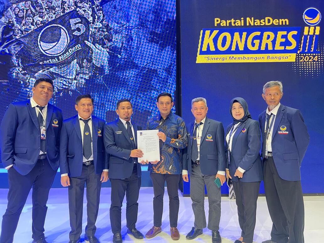 TSM-MO Resmi Terima SK B Persetujuan Parpol dari DPP Nasdem, Fix Dukungan 4 Parpol Menuju Pilkada Parepare