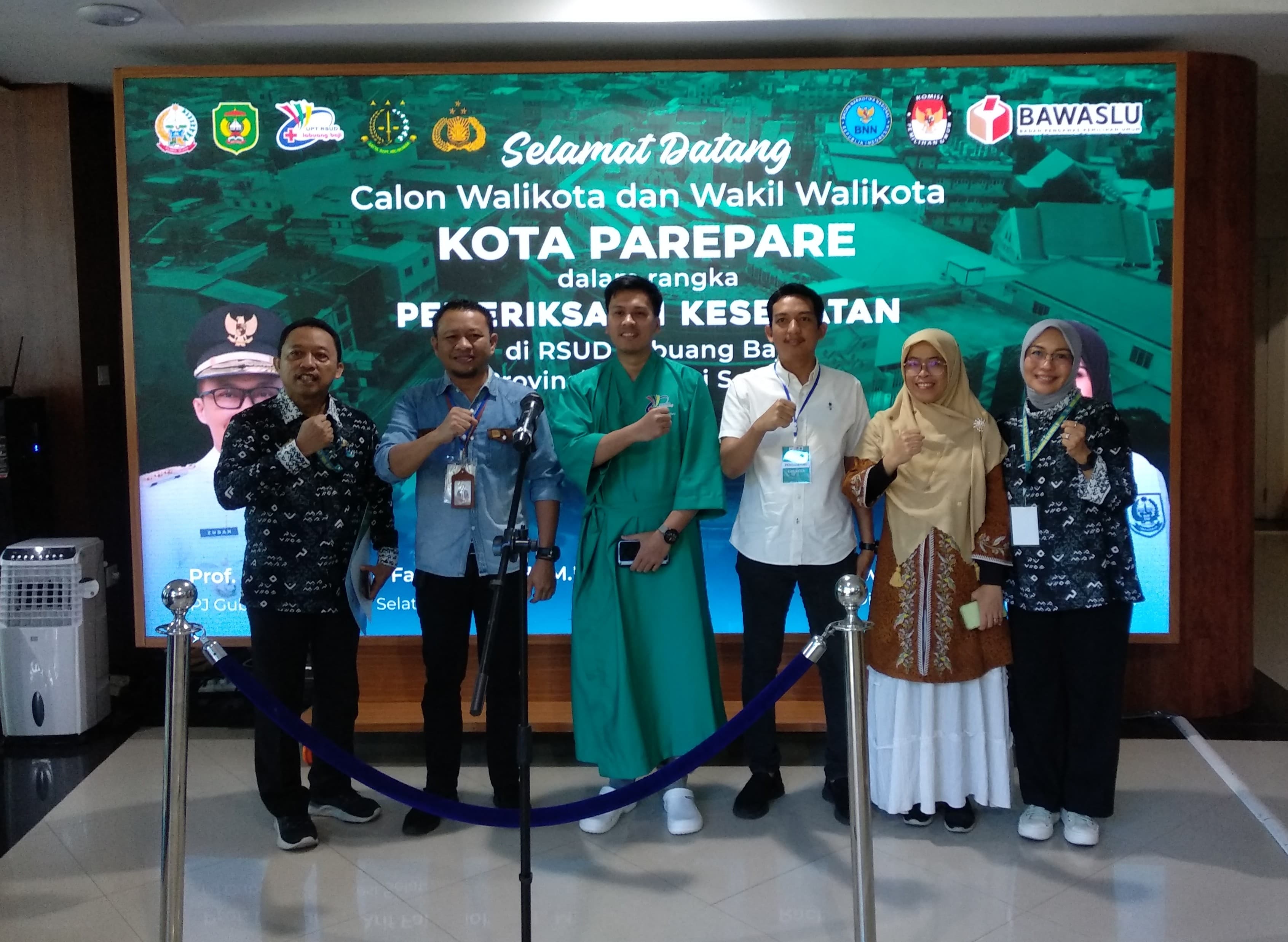 Lancar, ANH-TQ Ikuti Pemeriksaan Kesehatan di RSUD Labuang Baji Makassar