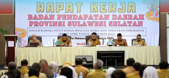 Bapenda Sulsel Gelar Rapat Penyusunan Rencana Kerja dan Anggaran Perubahan