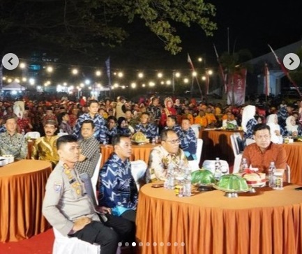 Malam Puncak Perayaan HUT RI ke-79 di Biringkanaya Dihadiri Wali Kota Makassar