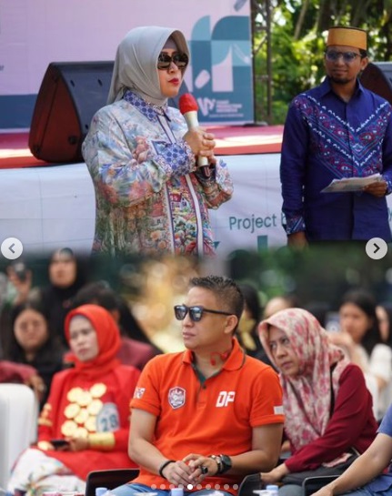 Camat Ujung Tanah dan Tallo Dampingi Ketua TP PKK Makassar Hadiri Festival Kelong Anak Lorong