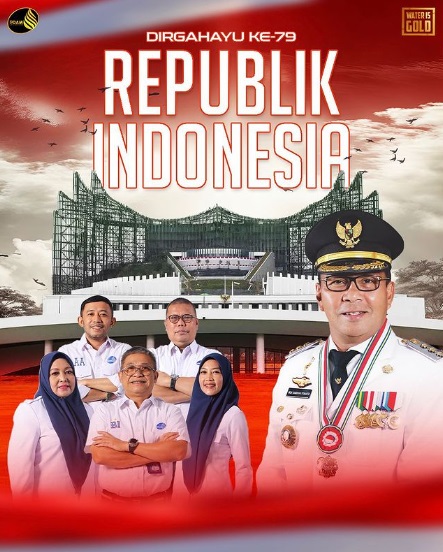 PDAM Makassar Ucapkan Selamat HUT Kemerdekaan RI ke-79