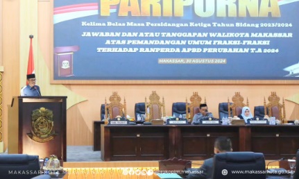 Rapat Paripurna Pembahasan APBD Perubahan Berlanjut, Pj Sekda Sampaikan Jawaban atas Pemandangan Umum Fraksi