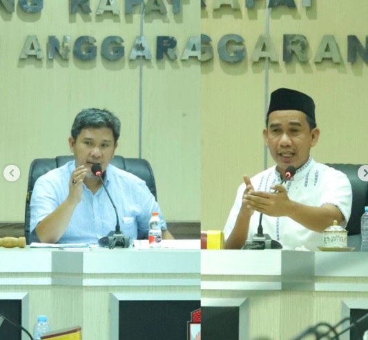Ketua DPRD Bersama Koordinator Banggar Pimpin Rapat Pembahasan APBD Perubahan hingga Malam Hari