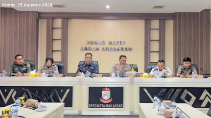 Sekretariat DPRD Makassar Gelar Rakor Persiapan Pelantikan Anggota Dewan