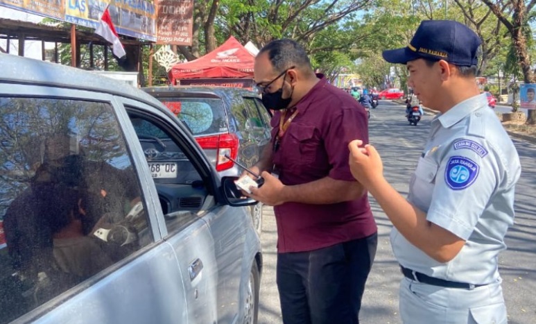 UPT Bapenda Wilayah Gowa Bersama Satlantas dan Jasa Raharja Gelar Operasi PKB