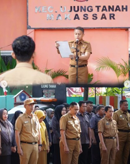 Camat Ujung Tanah Imbau Para Stafnya Jaga Loyalitas dalam Bekerja
