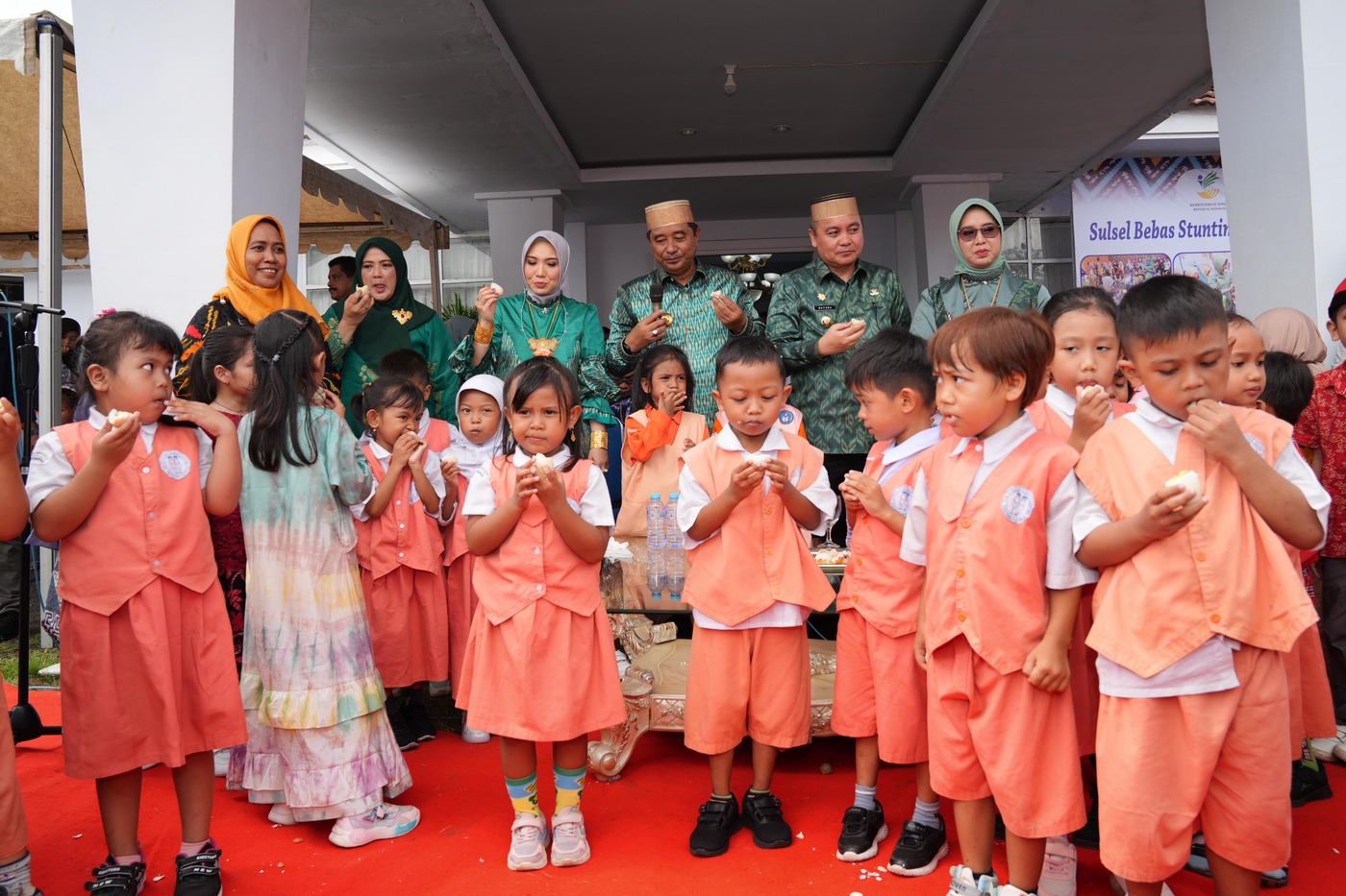 Kampanyekan Makan Telur untuk Anak dan Ibu Hamil, Bentuk Komitmen Pemprov - PKK Sulsel untuk Turunkan Stunting 