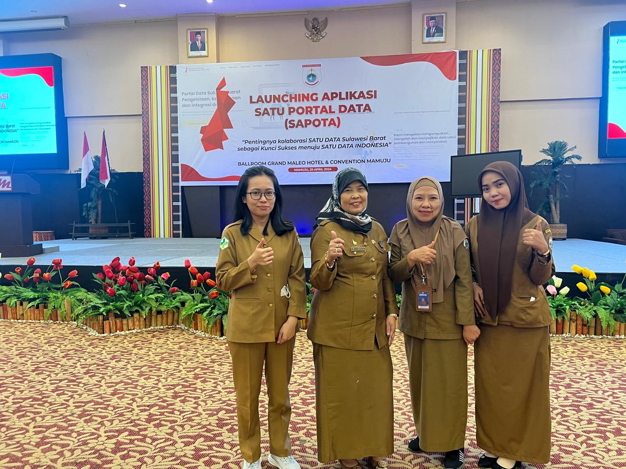 Direktur RSUD Sulbar Hadiri Launching Aplikasi Sapota 