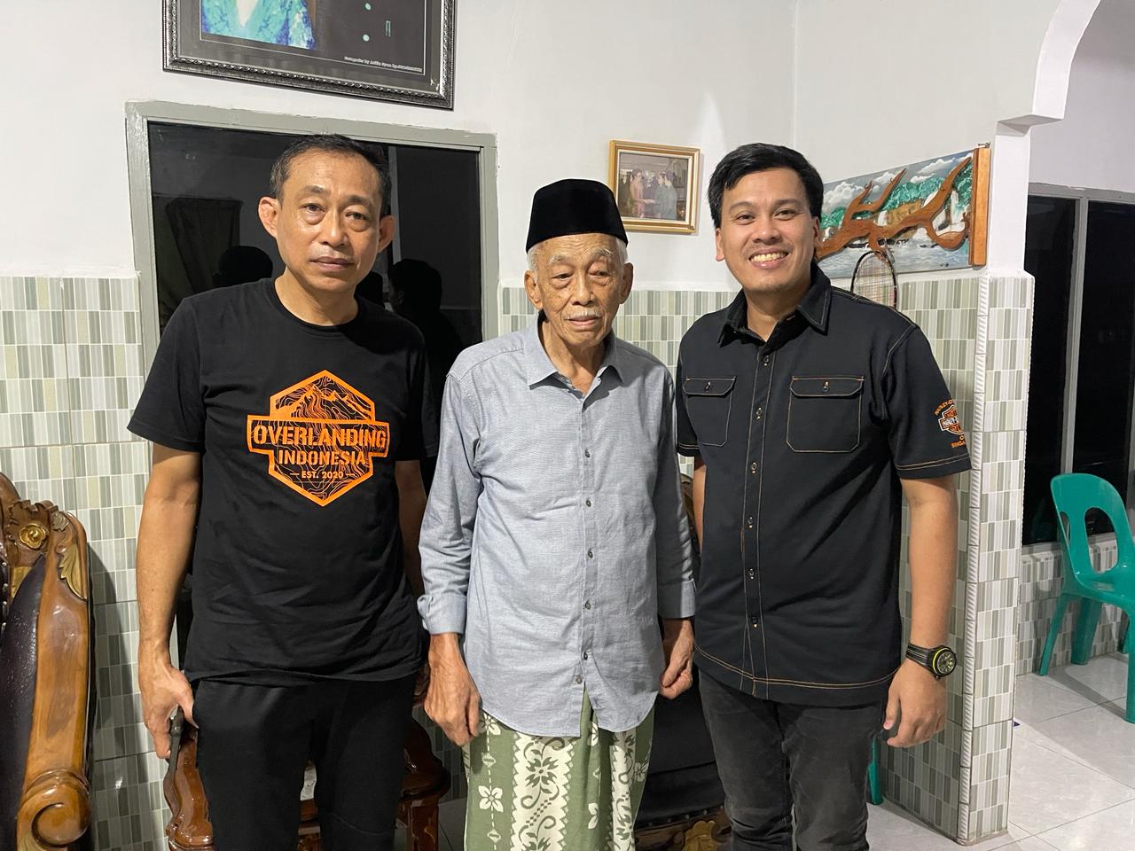 Pulang Kampung, Nurhaldin NH Minta Wejangan Mantan Wali Kota Parepare Sjamsu Alam, Temui TSM Hingga Foto Bersama RSA