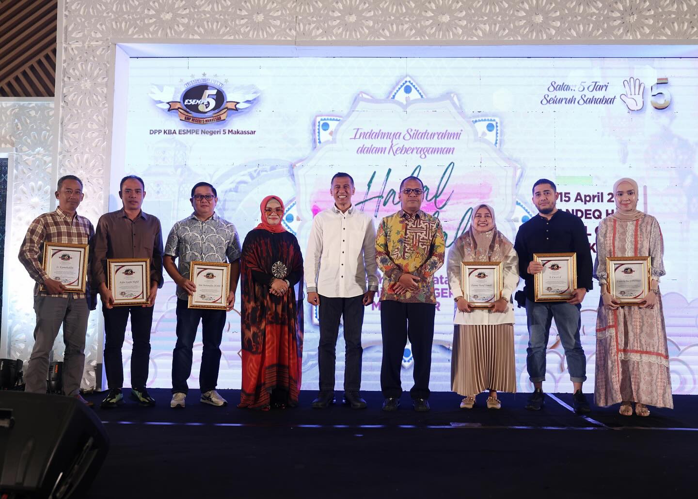 Halal Bihalal Alumni SMP 5, Danny Pomanto Ajak Persiapkan Diri Menopang IKN