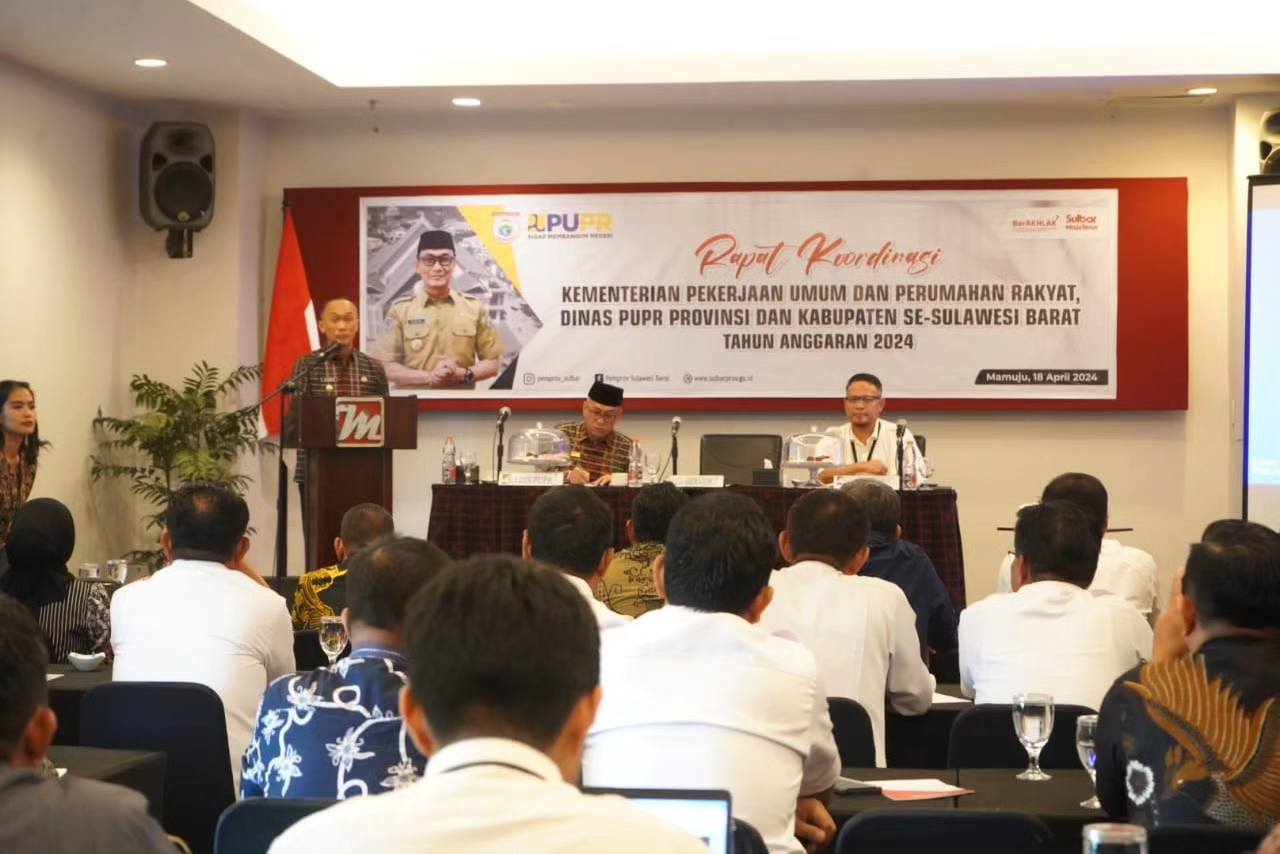 Rakor Dinas PU se-Sulbar, Prof Zudan: Program Infrastruktur Harus Selesaikan Masalah dan Beri Manfaat