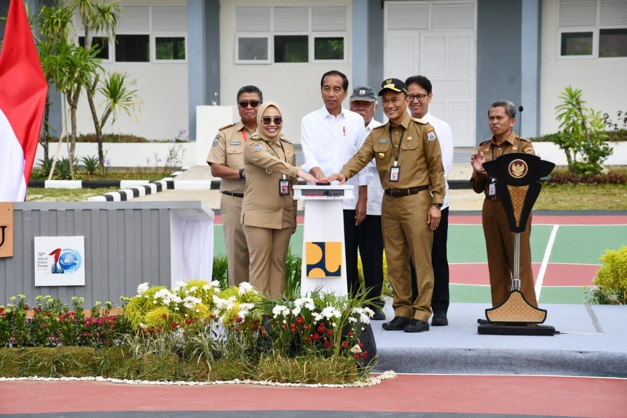 147 Bangunan yang Telah Direhabilitasi dan Rekonstruksi Pasca Gempa Diresmikan Presiden Jokowi di Mamuju
