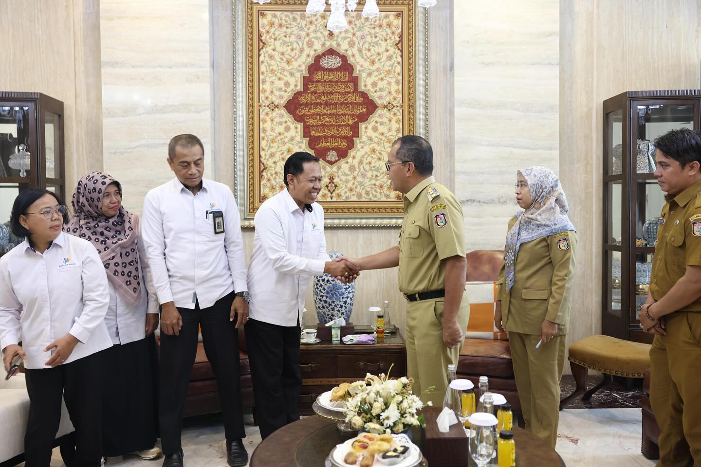 BPS Makassar Laporkan ke Wali Kota Kegiatan Pendataan Potensi Kelurahan