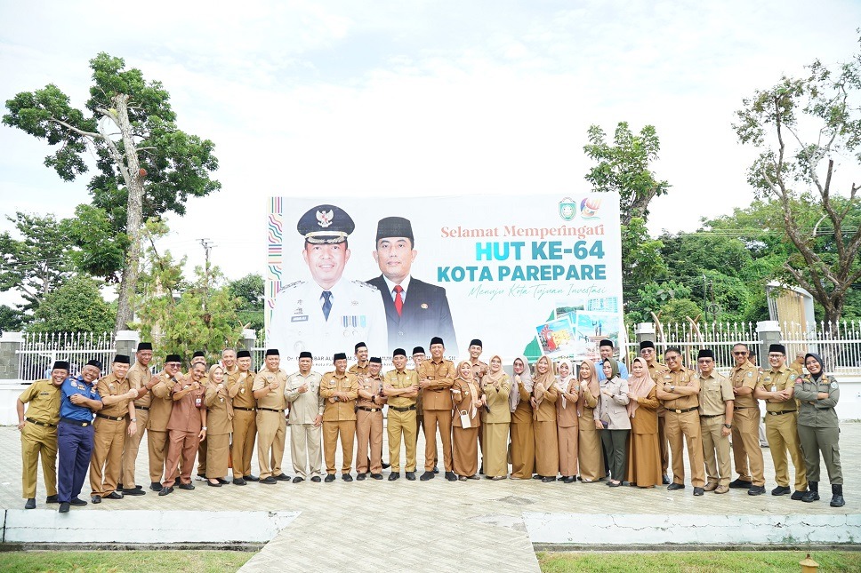 Kompak, Akbar Ali Ciptakan Keakraban dengan ASN Pemkot Parepare Lewat Halal Bihalal