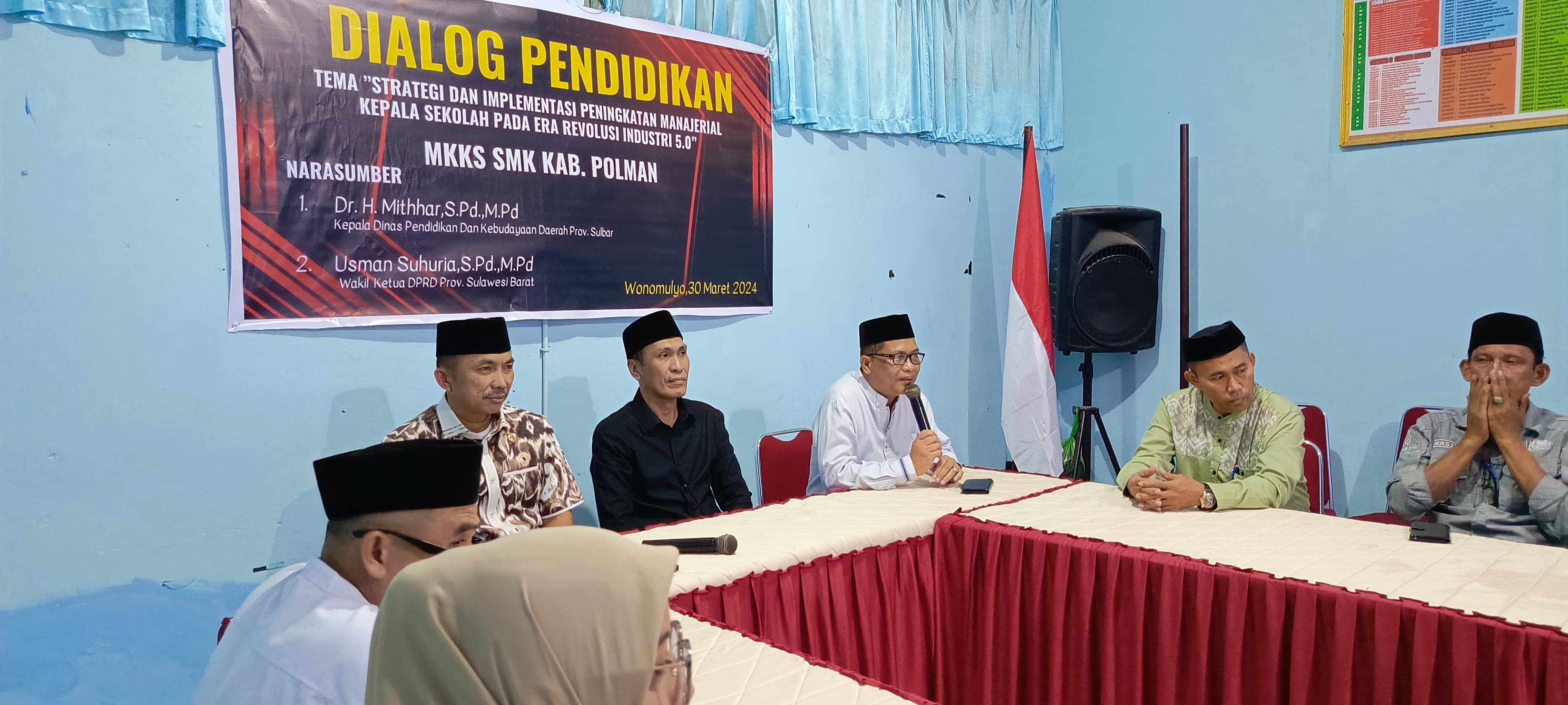 Kadis Dikbud Sulbar Hadiri Dialog Pendidikan Bersama MKKS di Polman