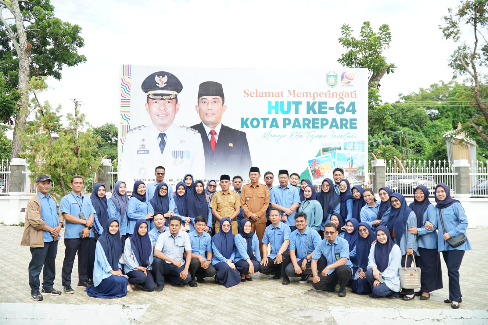 Direktur PAM Tirta Karajae AFJ Pimpin Jajaran Ikuti Apel Pasca Lebaran dan Halal Bihalal Bersama Pj Wali Kota Parepare 