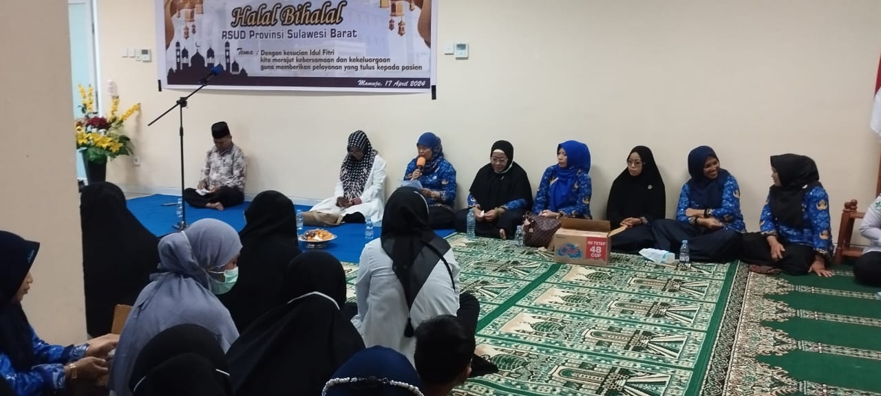 Mempererat Silaturahmi, RSUD Sulbar Gelar Halal bihalal