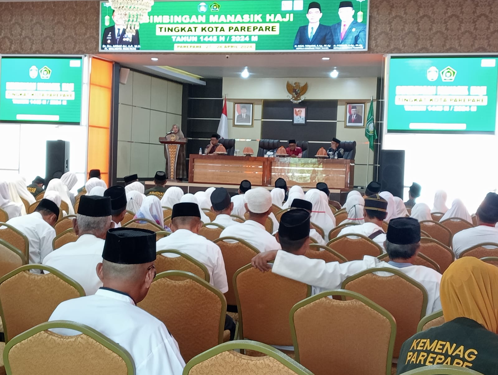 Buka Manasik Haji, Halwatiah Wakili Pj Wali Kota Parepare Doakan Ibadah JCH Lancar dan Mabrur