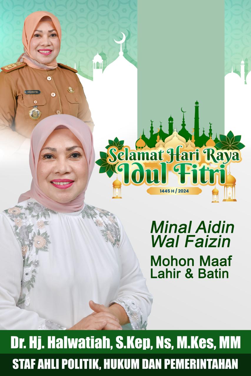 Birokrat Perempuan Halwatiah Sapa Masyarakat Parepare, Ucapkan Selamat Idul Fitri