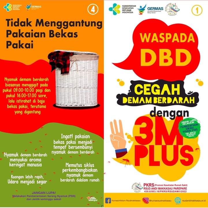 Info Sehat, RSUD Andi Makkasau Edukasi Masyarakat Perhatikan Kebersihan Lingkungan Cegah DBD