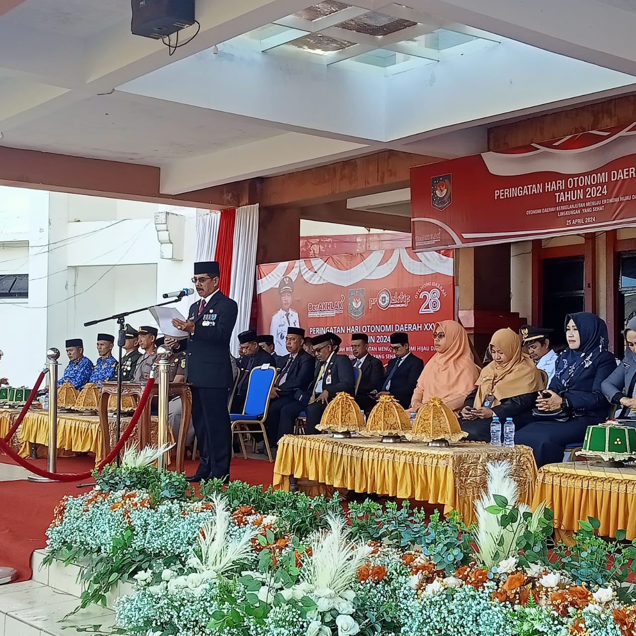 Pemkab Pasangkayu Gelar Upacara Peringatan Hari Otonomi Daerah ke-28 Tahun