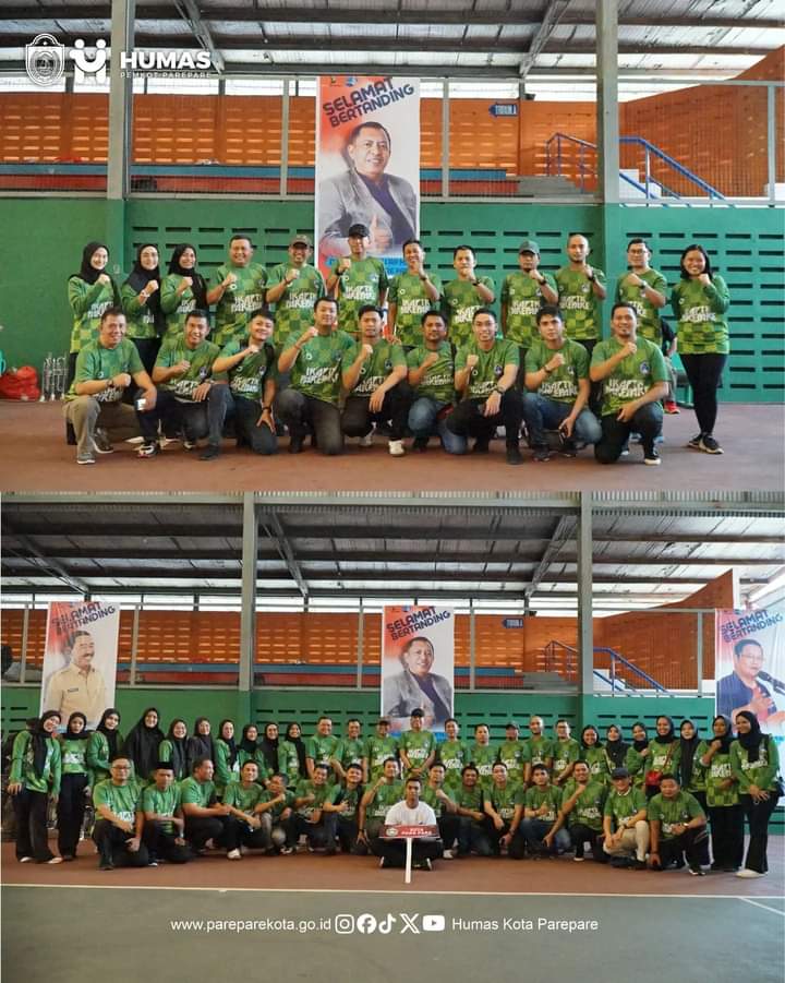 Akbar Ali Hadir Langsung Beri Dukungan Kontingen Parepare di POR Pamong Praja se-Sulsel 