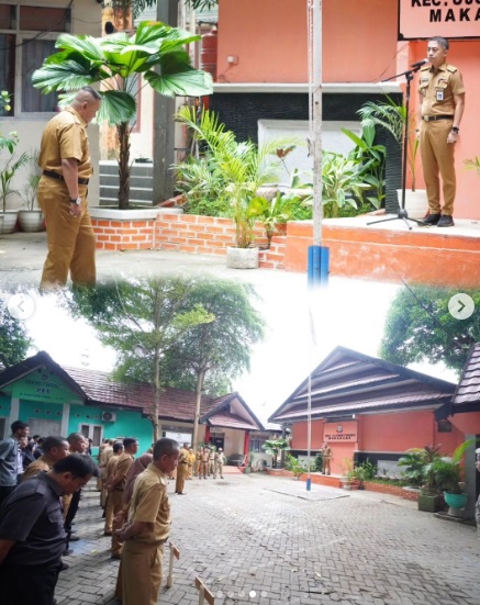 Camat Ujung Tanah Minta Seluruh Staf Berikan Pelayanan Terbaik, Agar Masyarakat Merasa Senang dan Nyaman