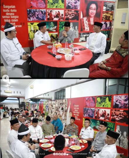 Wali Kota Makassar Hadiri Undangan Buka Puasa Bersama PDIP Sulsel