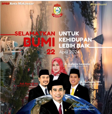 DPRD Makassar Ucapkan Selamat Hari Bumi