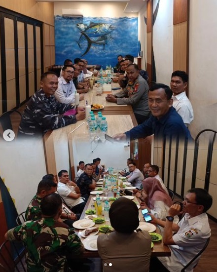 Rakor Bersama Dantim Intel, Danramil hingga Kapolsek, Sekcam Hadir Mewakili Camat Ujung Tanah