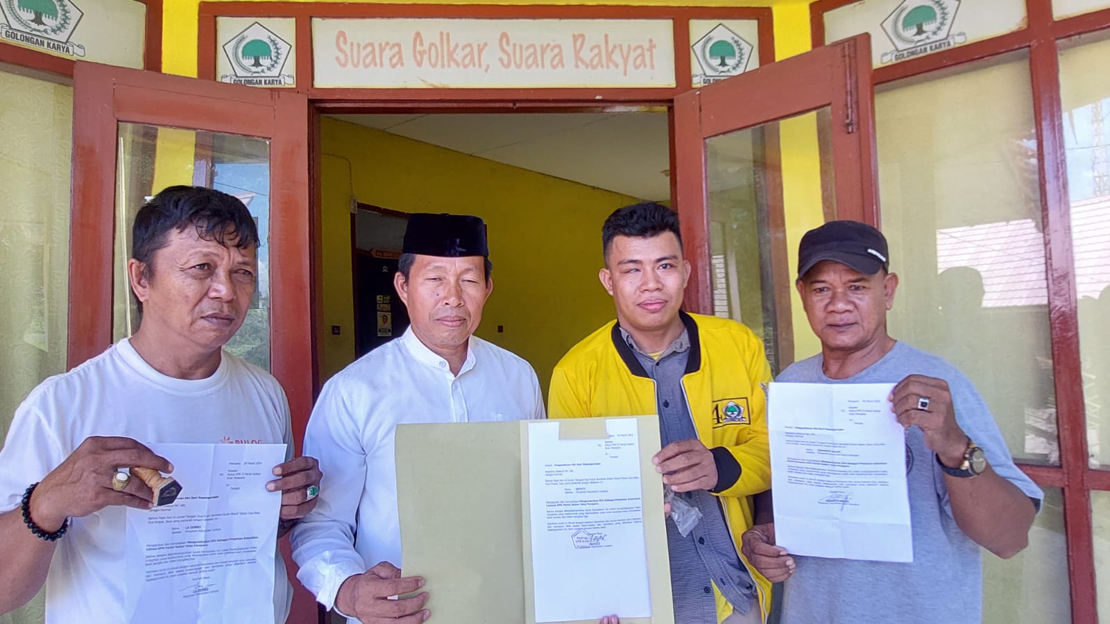 Jajaran Pengurus Golkar Parepare Mengundurkan Diri Bertambah, Kini 3 Pimpinan Kelurahan Resmi Mundur