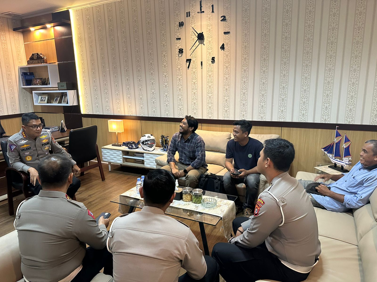 Dirlantas Polda Sulbar Terima Kunjungan Tim RTMC, Sinergi Tingkatkan Keselamatan Berlalu Lintas