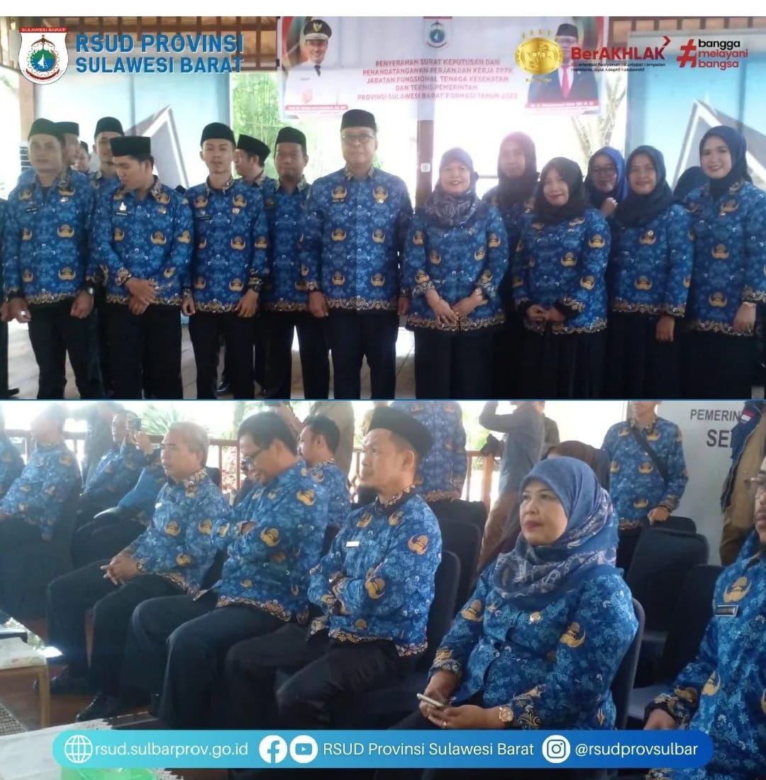 Dokter Erna Hadiri Acara Penyerahan SK PPPK RSUD Sulbar
