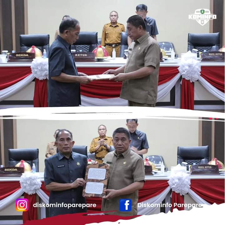 Pemkot Parepare Apresiasi Rekomendasi DPRD Terhadap LKPJ Wali Kota 2023