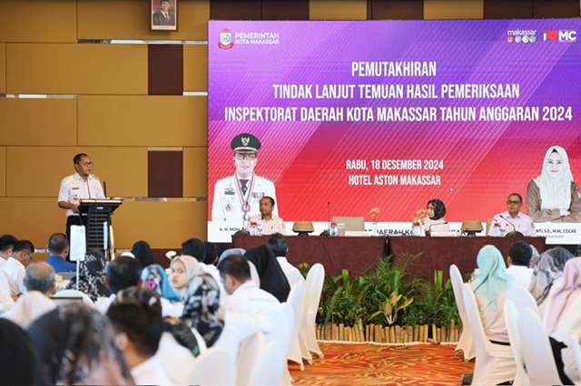 Pemuktahiran Data Tindak Lanjut Temuan Hasil Pemeriksaan, Wali Kota Makassar Puji Aplikasi Sipakatau Inspektorat
