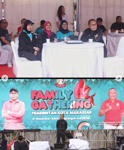 Hadiri Family Gathering di Karebosi, Wali Kota Danny Pomanto Tekankan Pentingnya Pemerintahan Tetap Berjalan Optimal