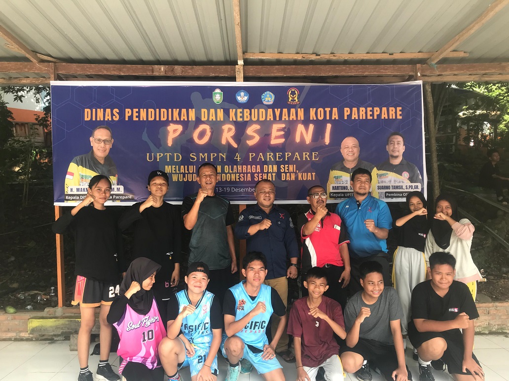 Sukses, SMPN 4 Parepare Gelar Porseni untuk Penyaluran Bakat Minat Siswa dan Pencarian Bibit Atlet 