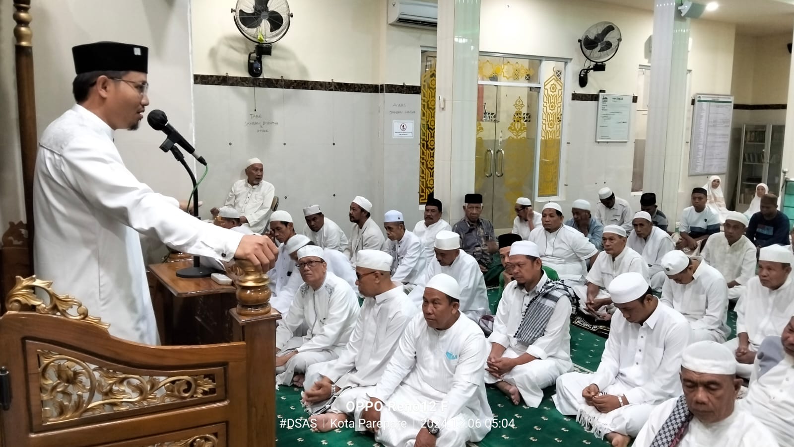 Siapkan Sambutan Spesial, Pengurus Masjid Al Ihsan Responsif Safari Salat Subuh Majelis Syuhada Parepare