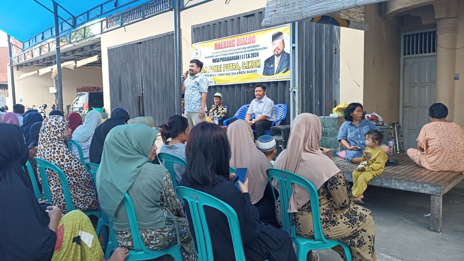 Anggota Dewan Fahri Putra Gelar Hearing Dialog di Tapango Polman, Dihadiri 240 Orang