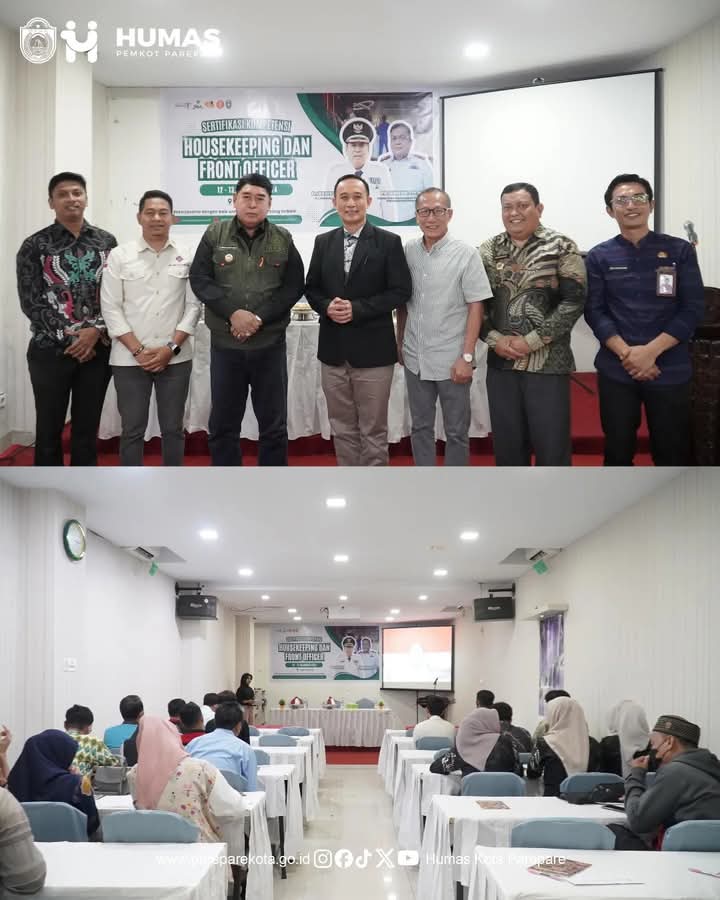 Majukan Pariwisata, Pemkot Parepare Bekali Sertifikasi Kompetensi Bagi Pekerja Hotel