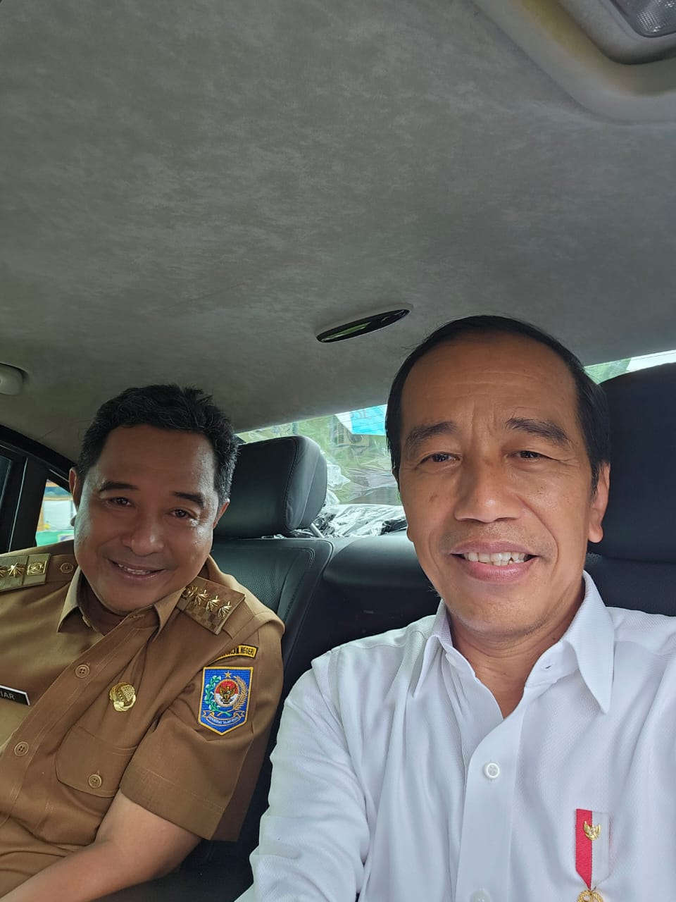 Semobil dengan Presiden Jokowi, Pj Gubernur Bahtiar Laporkan Perkembangan Sulsel