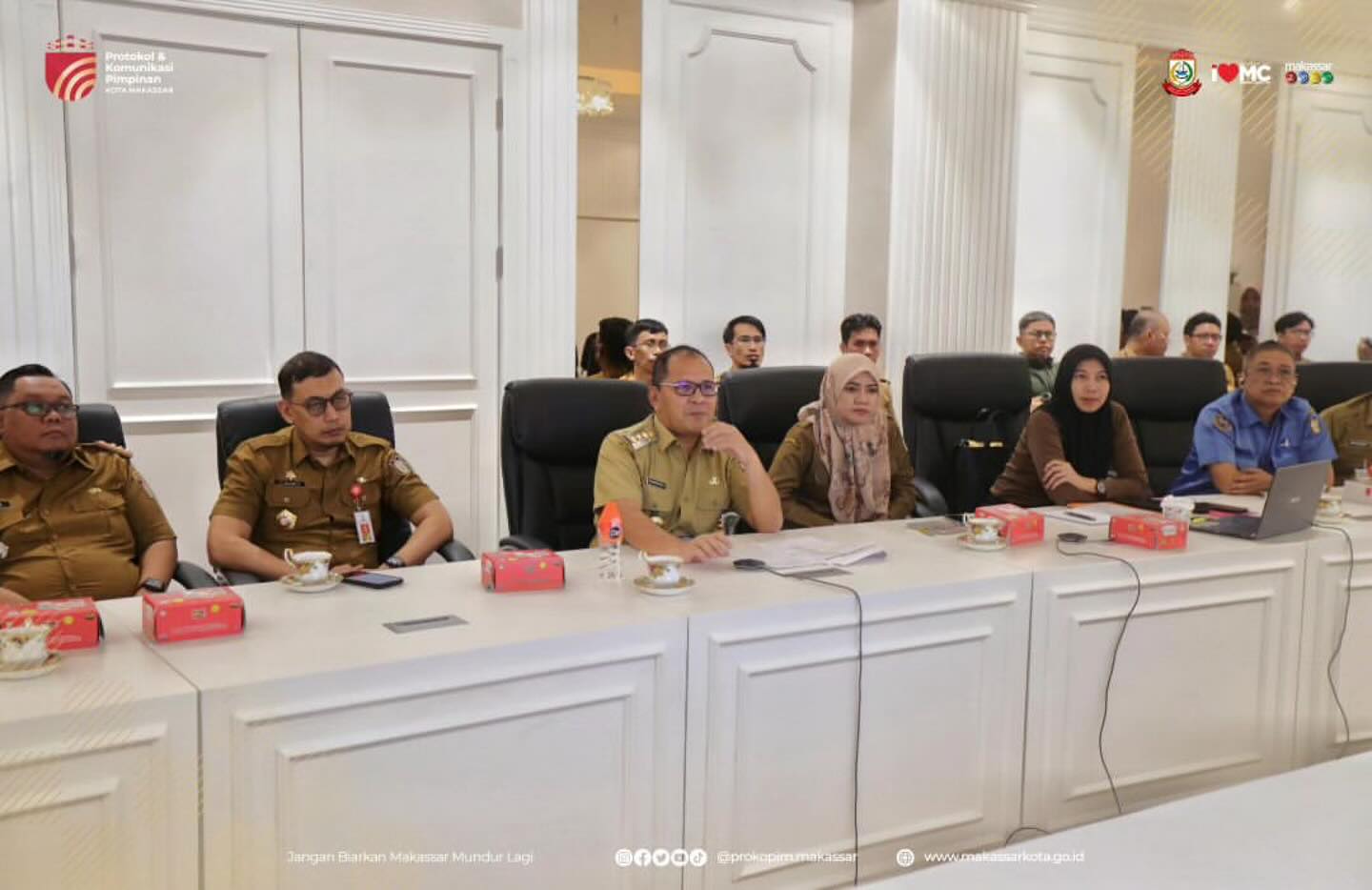 Bersama Pejabat Pemkot, Dirut PDAM Makassar Dapat Penjelasan Terkait Tata Kelola Utilitas Bawah Tanah dari URA Singapura