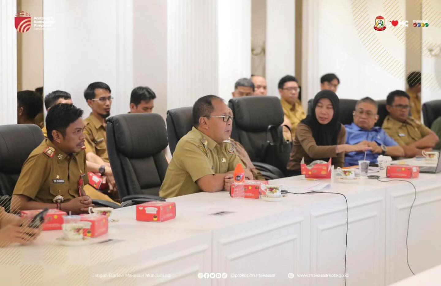 Danny Pomanto dan Pejabat Pemkot Makassar Dapat Penjelasan Tata Kelola Utilitas Bawah Tanah dari URA Singapura