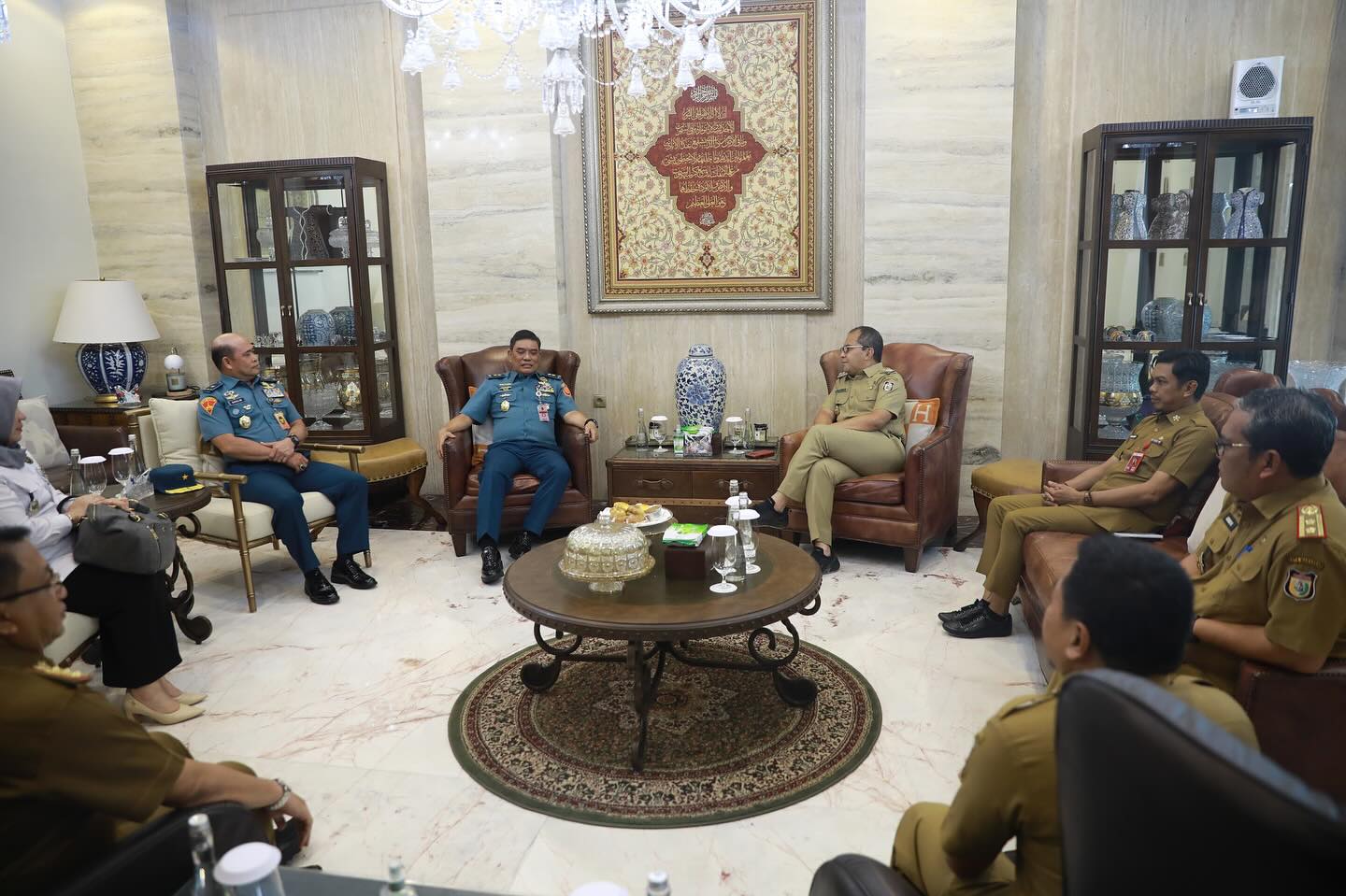 Wali Kota Makassar Terima Kunjungan Tim Pemantau Desk Pemilu Kemenko Polhukam