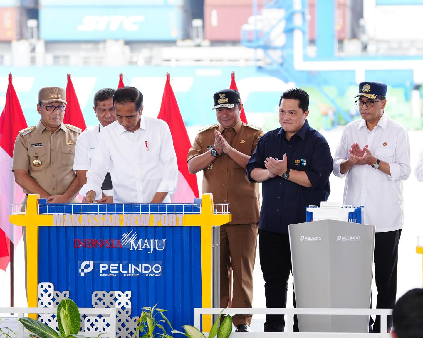 MNP Diresmikan Presiden Jokowi, Wali Kota: Sejarah Panjang Makassar Sangat Ditentukan oleh Pelabuhan